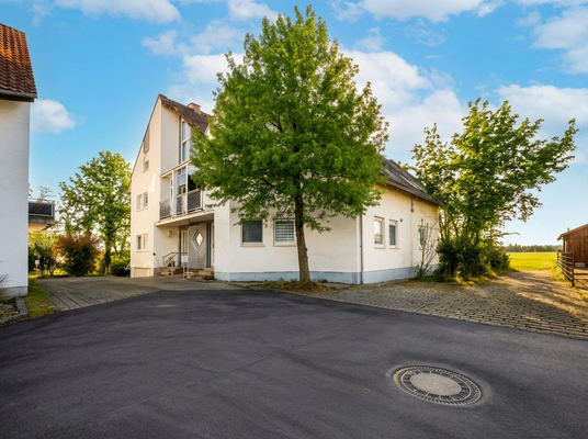 Frontalaufnahme des Objekts