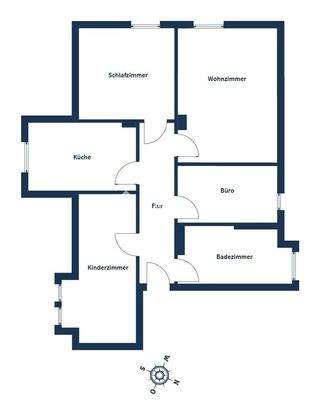 Grundriss Beispielwohnung