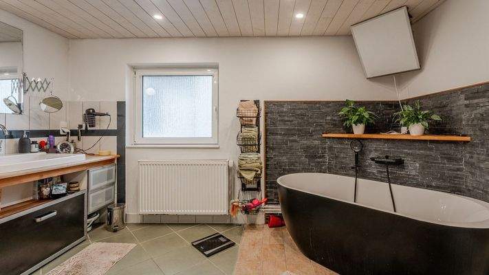 Tageslicht-Badezimmer