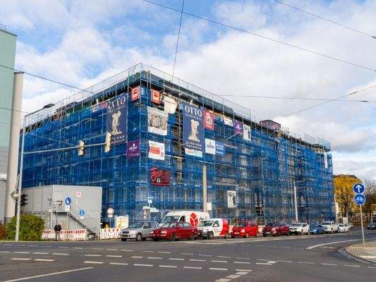 Objektansicht in Bauphase