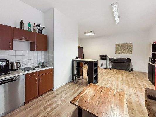 Aufenthaltsraum mit Küche