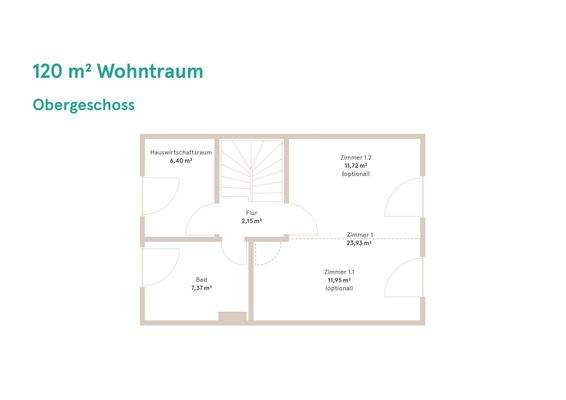 Grundriss 120 OG
