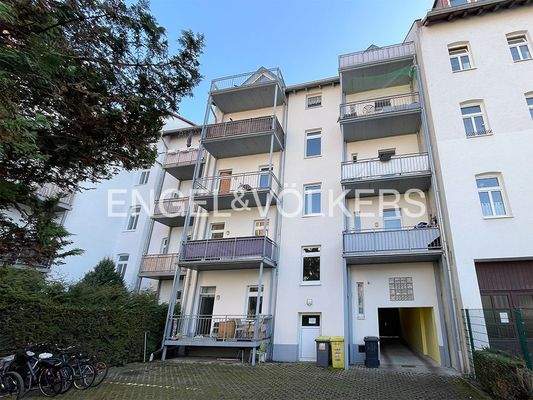 Rückansicht des Hauses