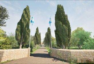 Visualisierung Auffahrt