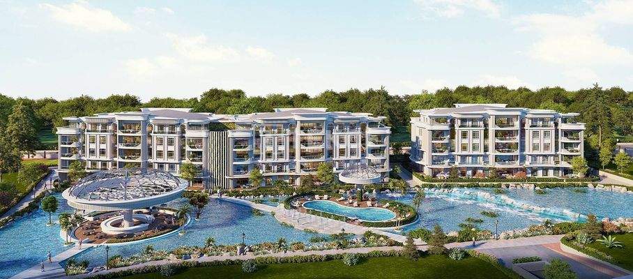 Apartments in a Complex with a Landscaped Garden in Kocaeli