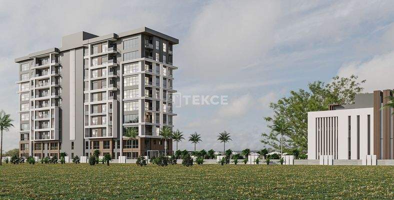 Flats Close to the Main Street and Malls in Kepez Antalya