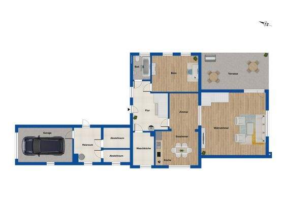 Grundriss - Erdgeschoss