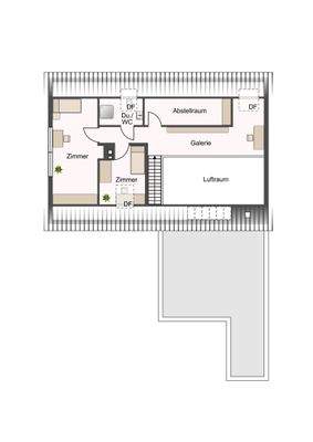 Grundriss Obergeschoss