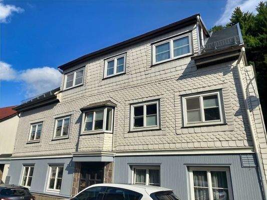 Ansicht Haus Fassade Westseite