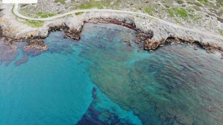 Kreta, Milatos: Erstklassiges Grundstück am Meer zu verkaufen