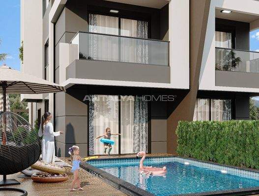 Elegant Villas with Private Pool and Garden in Muratpasa Antalya