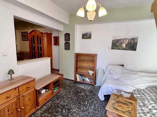 Kreta, Kritsa: Drei-stöckiges Dorfhaus mit zwei Schlafzimmern und schöner Aussicht