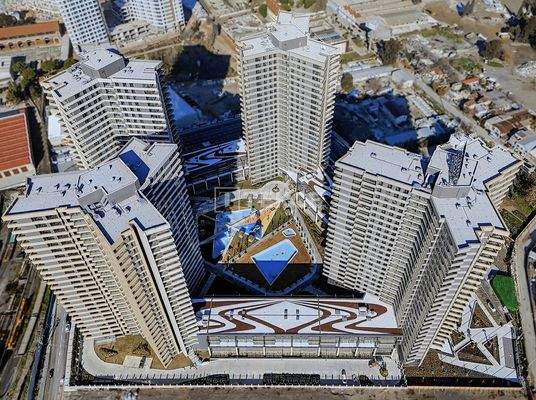 Sea-View Flats Near the Sea in a Complex in İzmir Konak