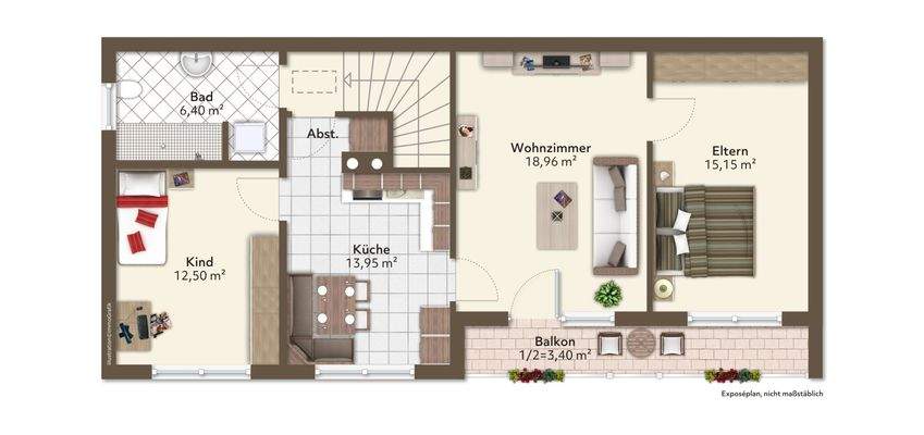 Grundriss 1. Obergeschoss