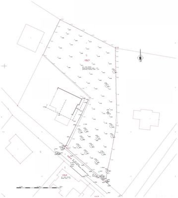 Lageplan und Vermessung.