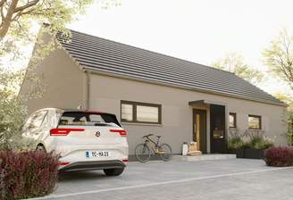 Bungalow 100 Novo Straßenseite