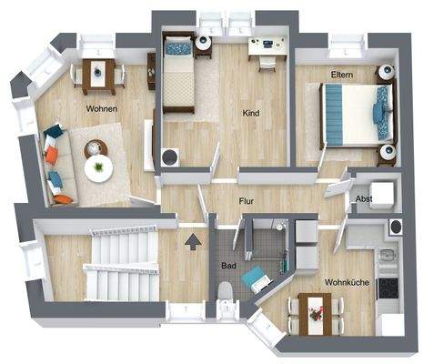 Grundriss Obergeschoss 27