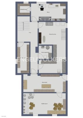 Grundriss KG Hinterhaus