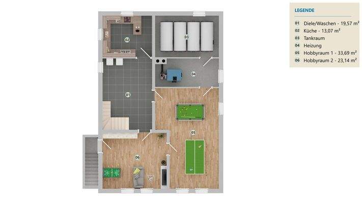 Grundriss Kellergeschoss