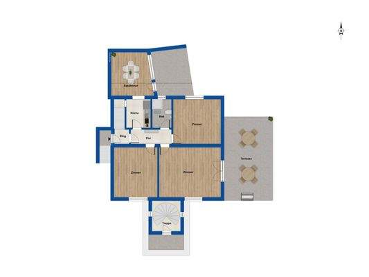 Grundrisse Erdgeschoss