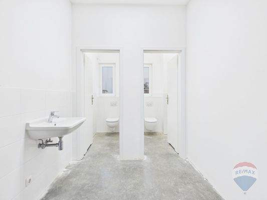 Damen und Herren WC´s