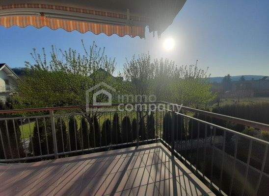 Blick vom Balkon _Fernblick