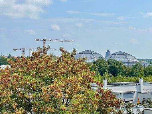 Blick zum Völkerschlachtdenkmal