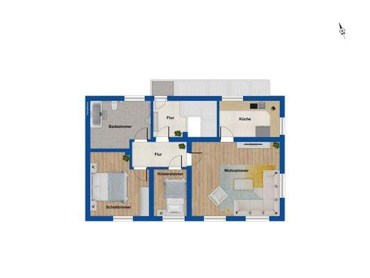 Grundriss Obergeschoss