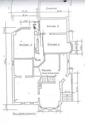 Grundriss Keller