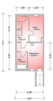 Grundriss Kellergeschoss