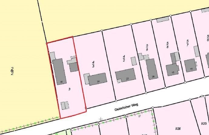 Baugrundstück im Planungsverfahren nach § 34 Abs. BauGB für MFH in Pinneberg