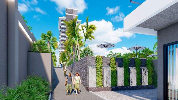 Beachfront Properties in a New Project in Alanya Turkey