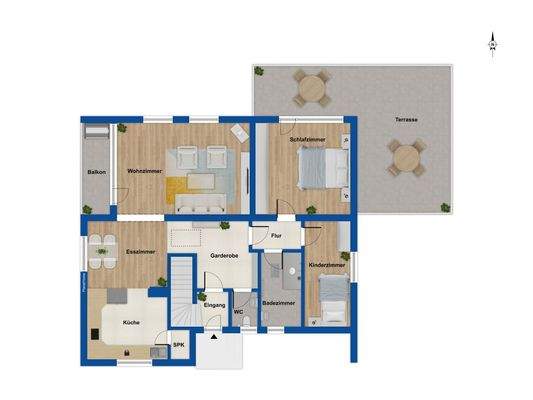 Grundriss Erdgeschoss