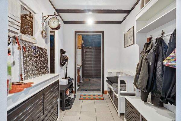 Garderobe im Eingangsbereich