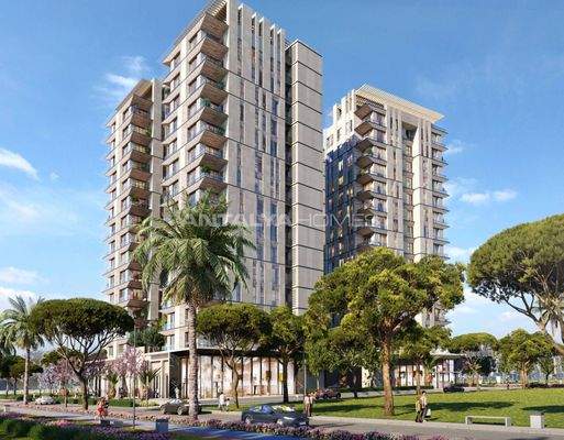 3-Bedroom Sea View Flats near Amenities in Muratpasa Antalya