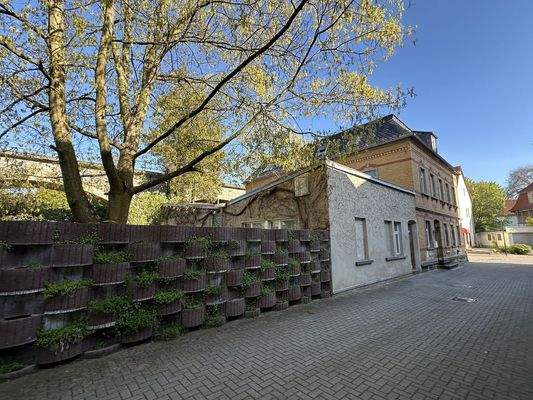 Zufahrt Doppelgarage