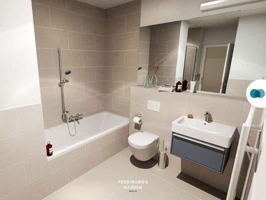 Ansicht I: Badezimmer