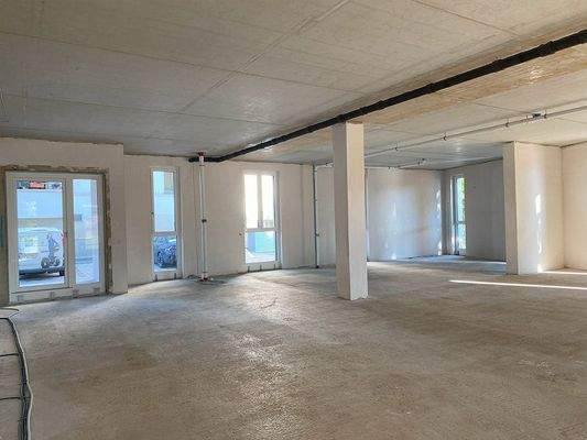 Gewerbefläche zum Ausbau vorbereitet