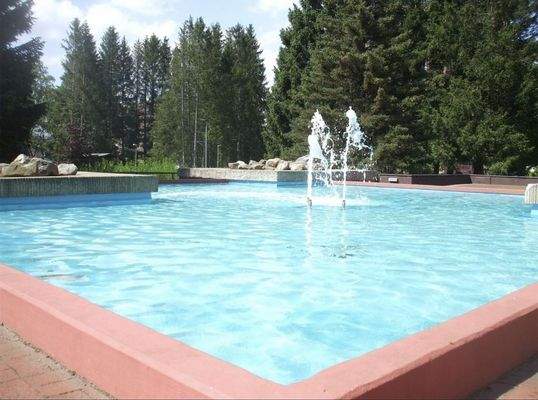 Springbrunnen im Ferienpark