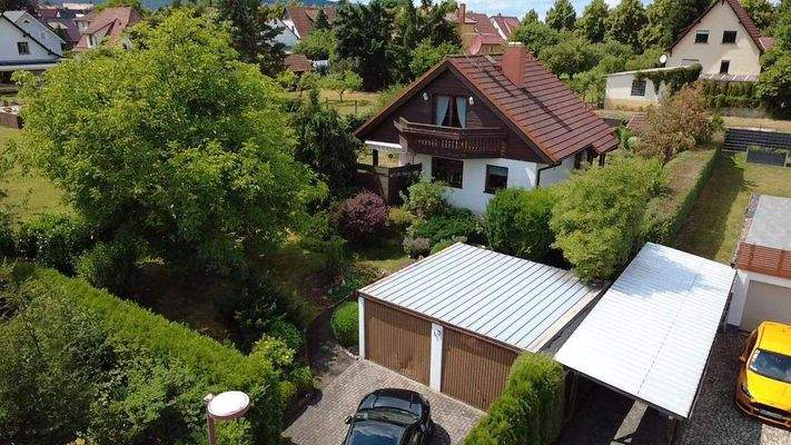 Luftansicht Einfahrt