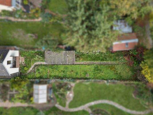 Vogelperspektive Garten