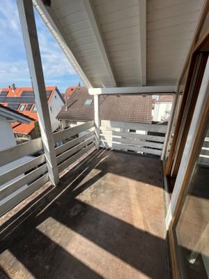 sonniger Balkon