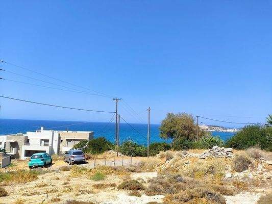 Kreta, Rethymno: Investitionsgrundstück mit Meerblick nahe Stadtzentrum zu verkaufen