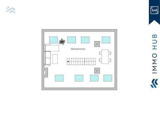 Grundriss obere Etage