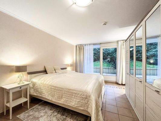 Schlafzimmer 1 im Erdgeschoss