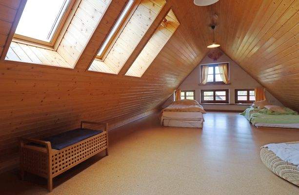 Schlafen Dachbereich