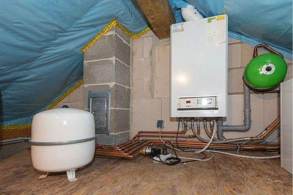 Dachboden Haustechnik