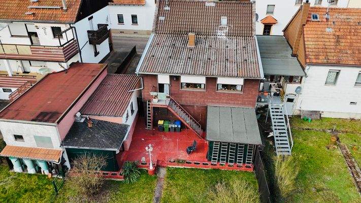 Vogelperspektive Rückansicht