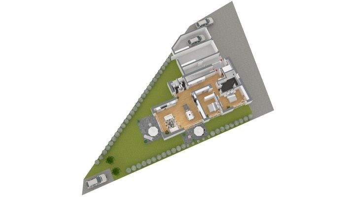 Erdgeschoss mit Garten