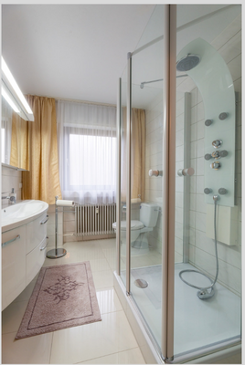 Tageslichtbad mit Wellness Dusche